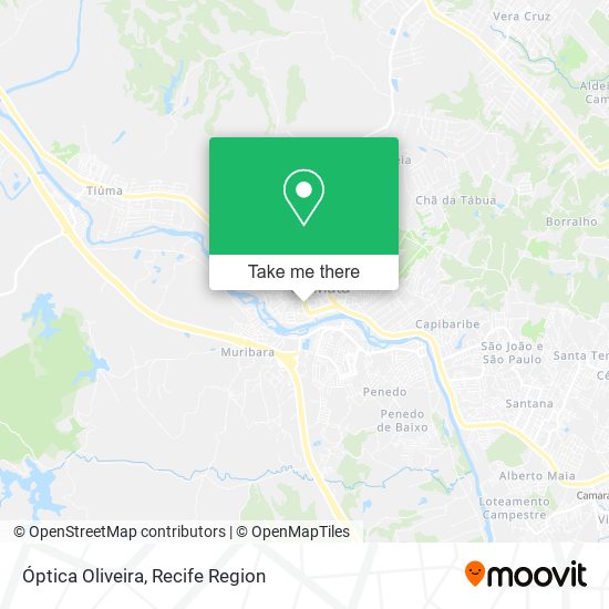 Óptica Oliveira map