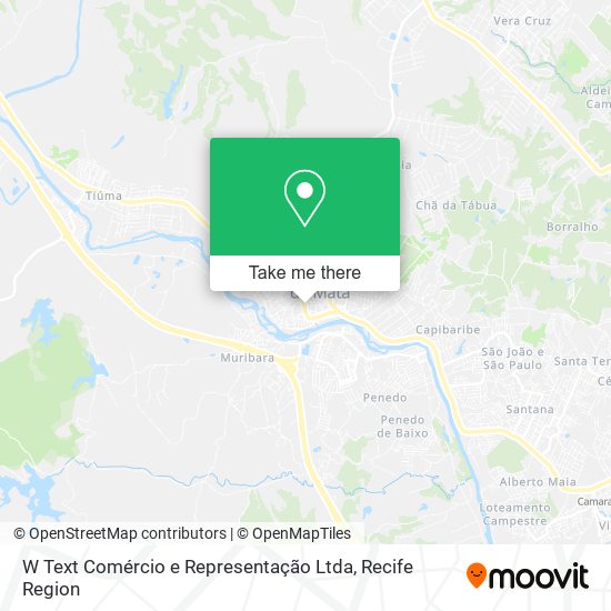 W Text Comércio e Representação Ltda map