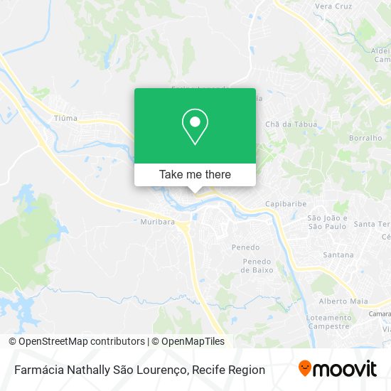 Farmácia Nathally São Lourenço map