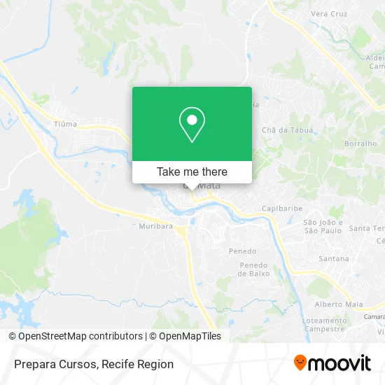 Prepara Cursos map