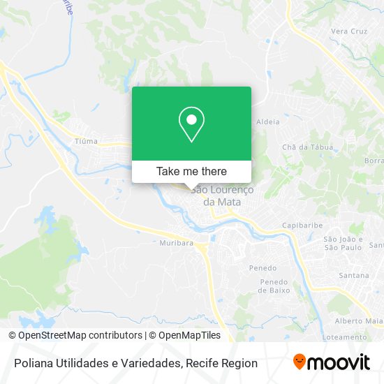 Poliana Utilidades e Variedades map