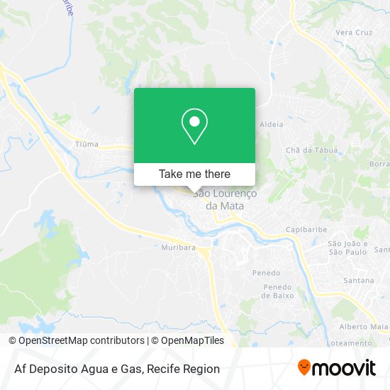 Af Deposito Agua e Gas map