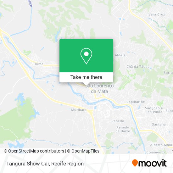 Tangura Show Car map