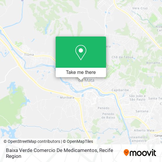 Baixa Verde Comercio De Medicamentos map