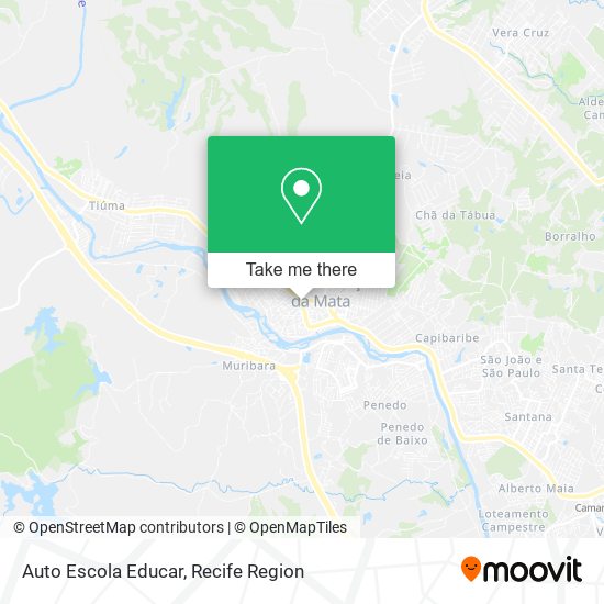 Mapa Auto Escola Educar