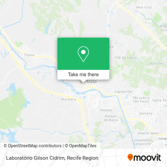 Laboratório Gilson Cidrim map