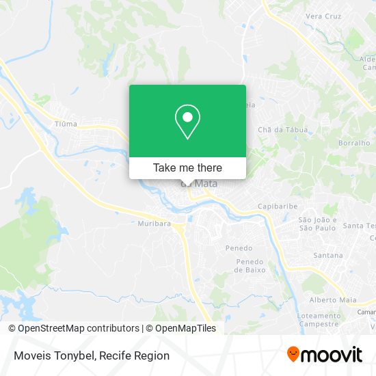 Moveis Tonybel map