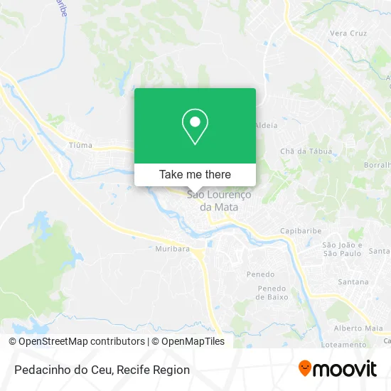 Pedacinho do Ceu map