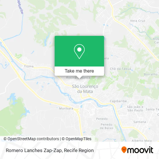 Romero Lanches Zap-Zap map