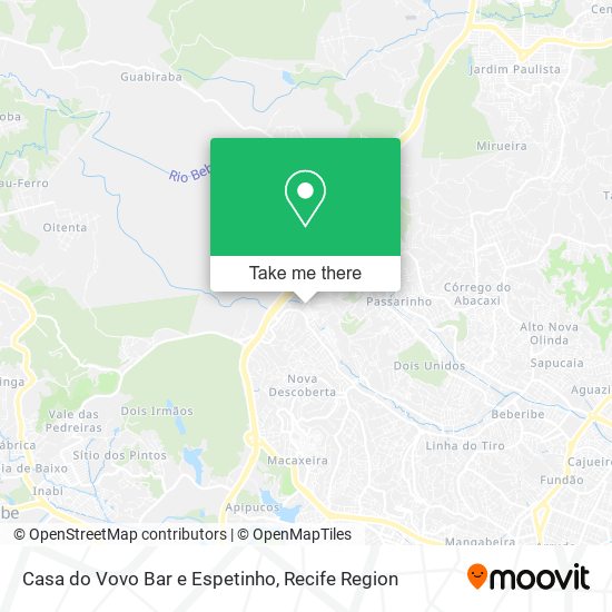 Casa do Vovo Bar e Espetinho map