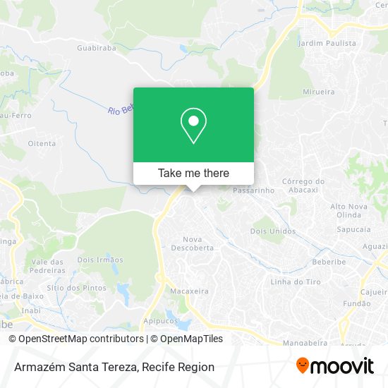 Armazém Santa Tereza map