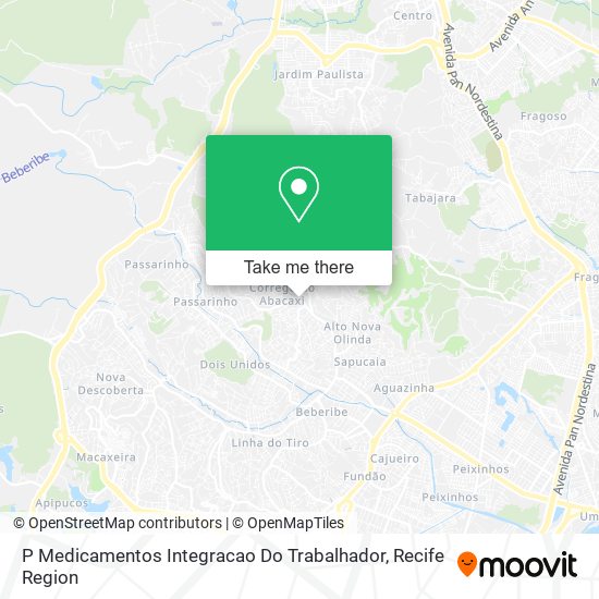 P Medicamentos Integracao Do Trabalhador map