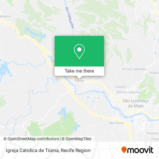 Igreja Catolica de Tiúma map