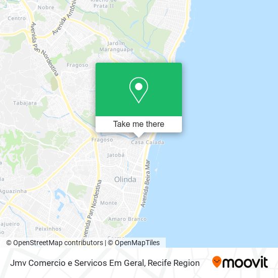 Jmv Comercio e Servicos Em Geral map