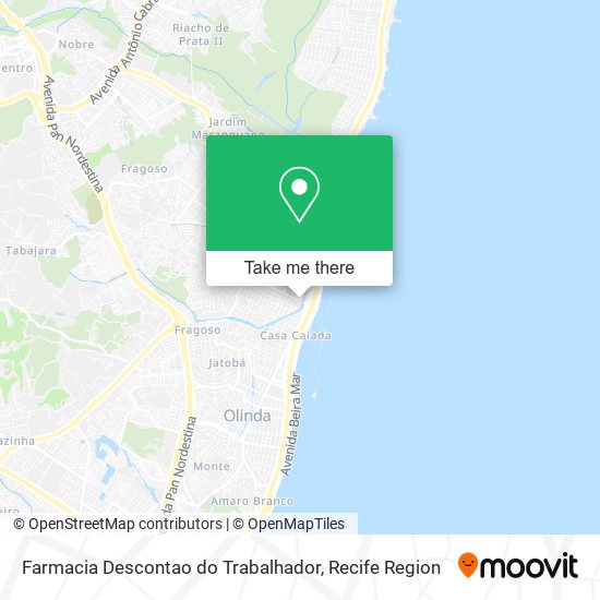 Farmacia Descontao do Trabalhador map