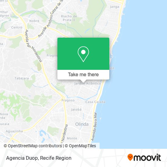 Agencia Duop map