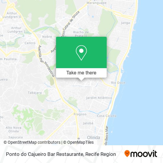 Ponto do Cajueiro Bar Restaurante map