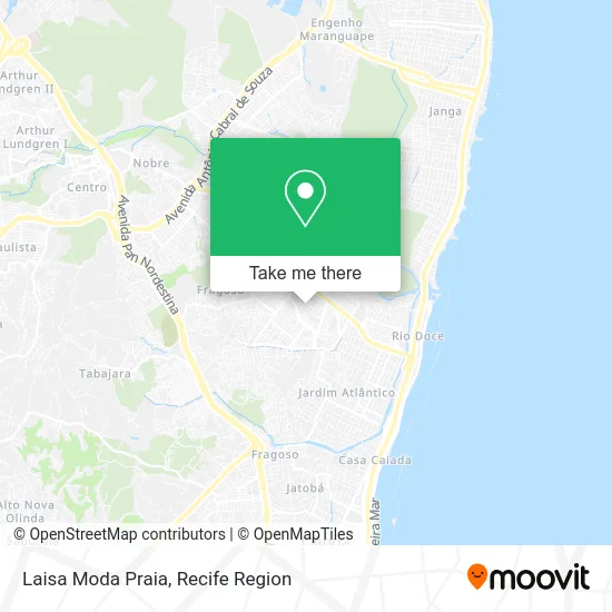 Laisa Moda Praia map