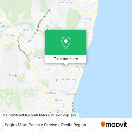 Sogiro Moto Pecas e Servicos map