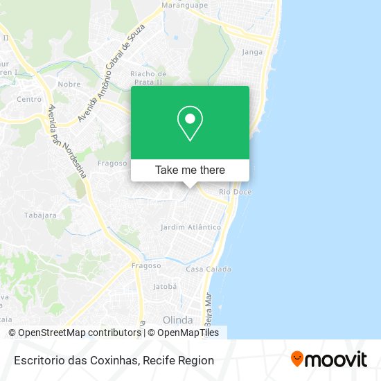 Escritorio das Coxinhas map