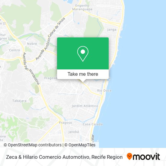 Zeca & Hilario Comercio Automotivo map