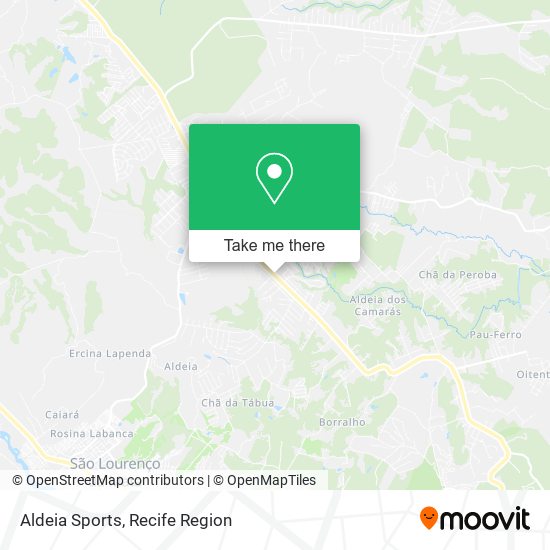 Aldeia Sports map