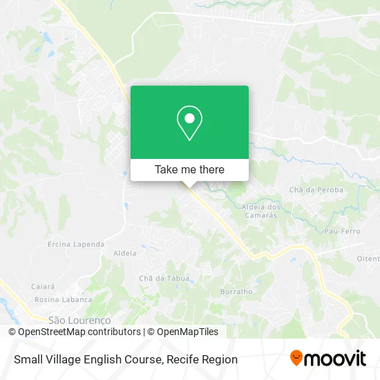 Mapa Small Village English Course