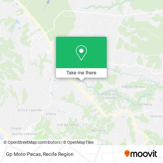 Gp Moto Pecas map