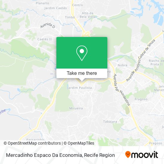Mercadinho Espaco Da Economia map