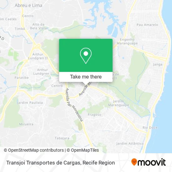 Transjoi Transportes de Cargas map