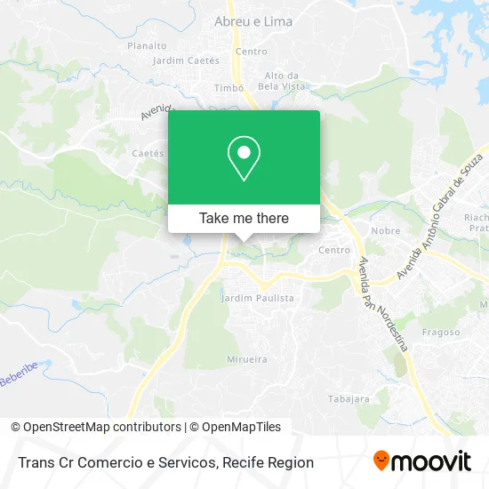 Trans Cr Comercio e Servicos map