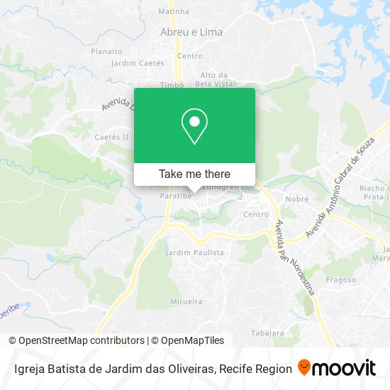 Igreja Batista de Jardim das Oliveiras map