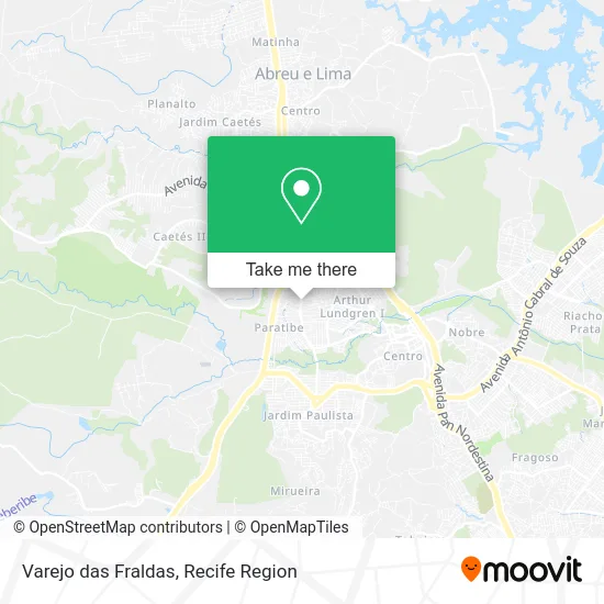 Varejo das Fraldas map