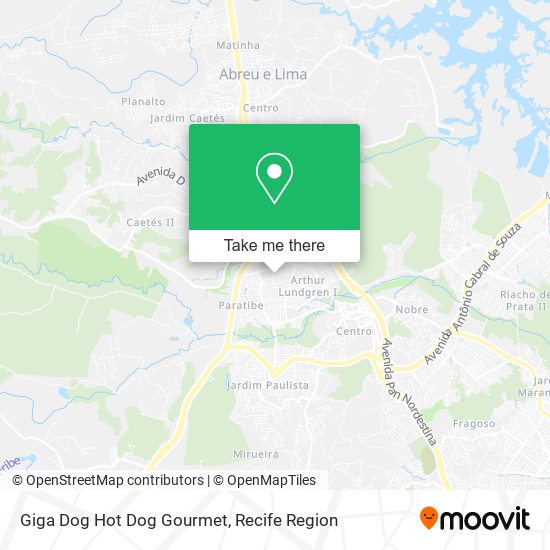 Giga Dog Hot Dog Gourmet map