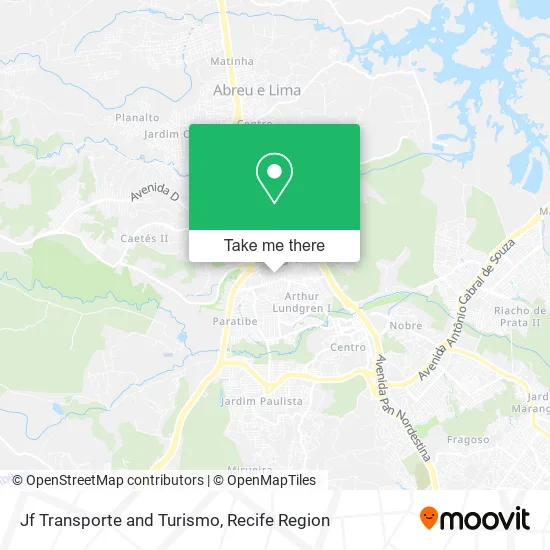 Jf Transporte and Turismo map