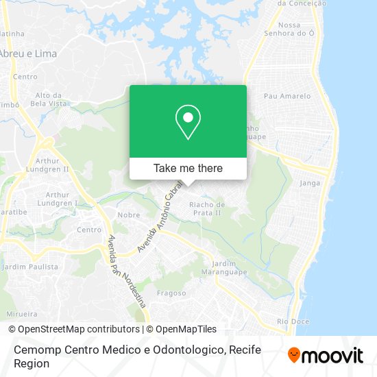 Cemomp Centro Medico e Odontologico map