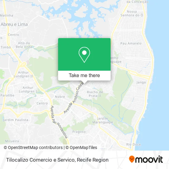 Tilocalizo Comercio e Servico map