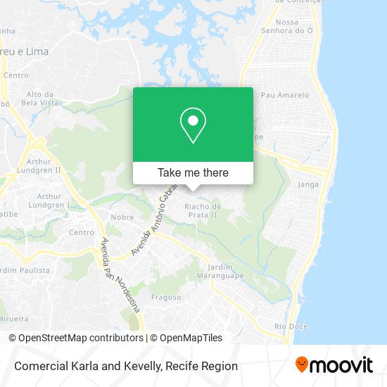 Comercial Karla and Kevelly map