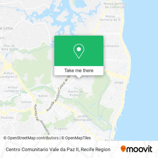 Centro Comunitario Vale da Paz II map