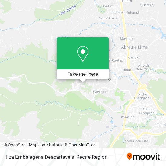 Ilza Embalagens Descartaveis map