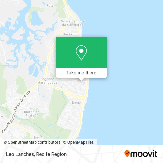 Leo Lanches map
