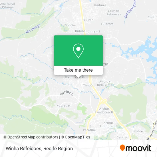 Winha Refeicoes map