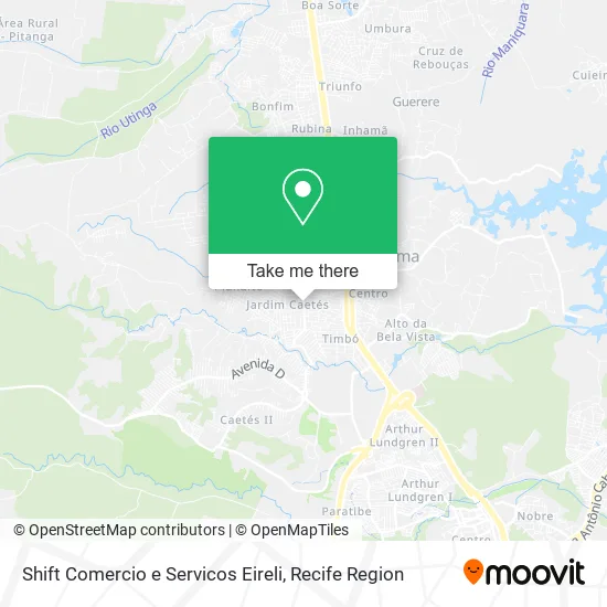 Shift Comercio e Servicos Eireli map