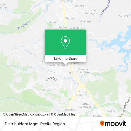 Distribuidora Mgm map