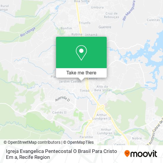 Igreja Evangelica Pentecostal O Brasil Para Cristo Em a map