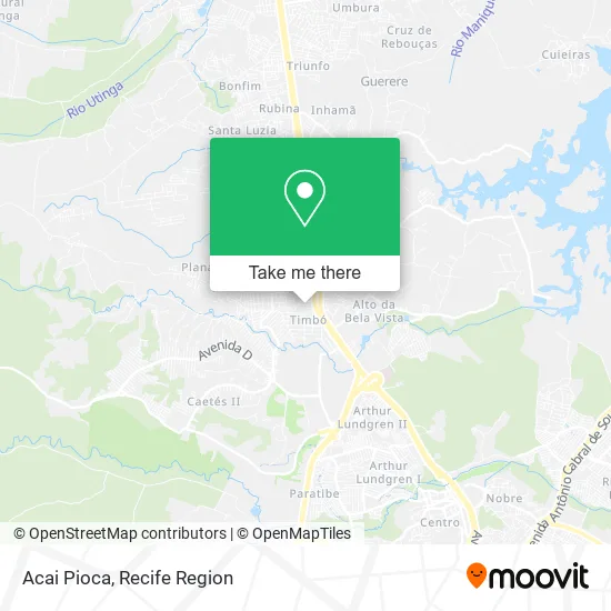 Acai Pioca map