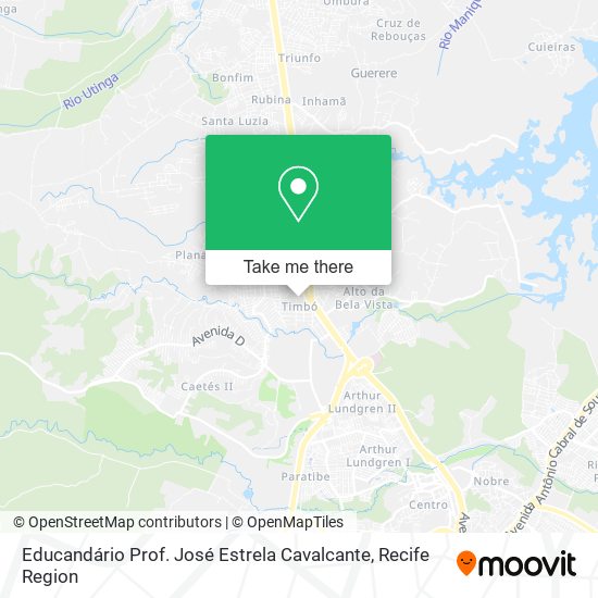 Mapa Educandário Prof. José Estrela Cavalcante