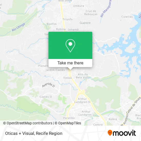 Oticas + Visual map