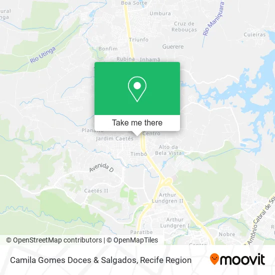 Camila Gomes Doces & Salgados map