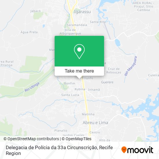 Delegacia de Polícia da 33a Circunscrição map